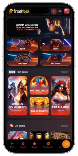 FreshBet login account dashboard access for UK players