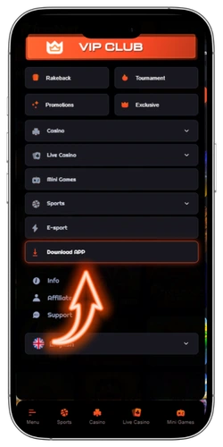 FreshBet APK file save prompt on Android mobile screen