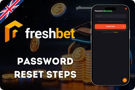 FreshBet login forgotten password reset for UK players